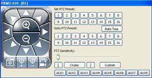 7.10 PTZ Control Right mouse click on the screen, PTZ control icon will appear, as shown below: Icon 8 Directional Button PTZ Movement Description ZOOM+:Zoom In ZOOM-:Zoom Out Preserved Function