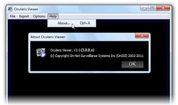 Ocularis Viewer User Manual Getting Started Ocularis Viewer Version To determine which version of the Ocularis Viewer