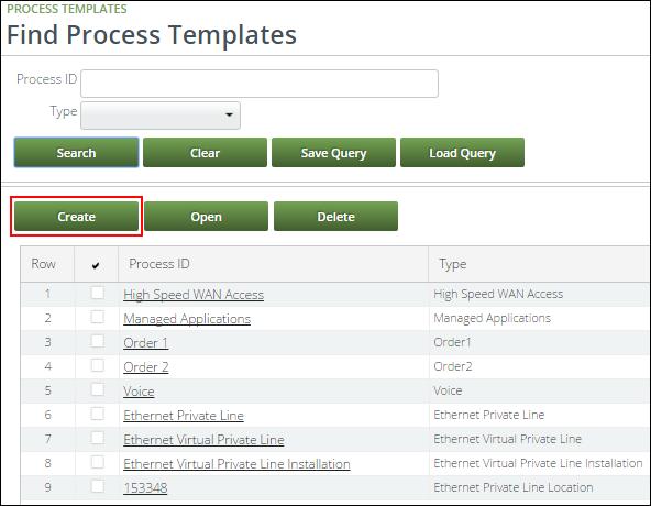 Administration 138 Figure 172. Find Project Templates Screen 2. Click Create. The application displays the Select Project Type screen displaying the available Project Types in Trueview.