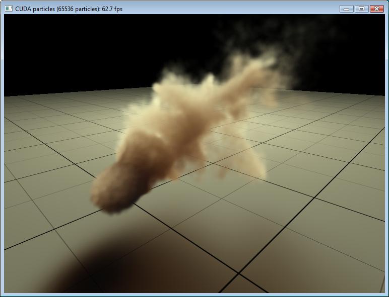 Figure 3 Smoke without blur (a) and