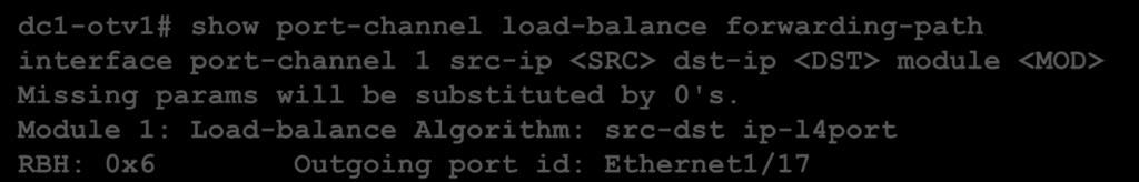 Device Load Balancing Single Overlay Behavior Unicast traffic directed to (received from) the same remote site (AED) will always use the same physical link encapsulated packets characterized by the