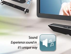 Sound - Experience sound in its unique way The wireless CTOUCH Soundbar xt