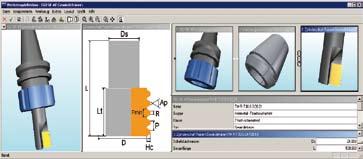 Apart from being able to select the standard raw shapes cube, cylinder, tube and n-edged body, the user can import a pre-machined workpiece from a workpiece file or as an STL-format import file with