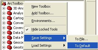 When you save a project in ArcMap, any custom toolboxes you have added to ArcToolbox will be saved to the document and will be available the next time you open the project.