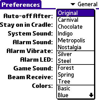 Introduction: Customizing Your Handheld Setting the Sounds and Volumes You can control the sound for system alerts, alarms, and games using the General Preferences screen.