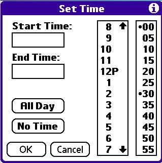 Basic Applications Overview: Scheduling Events To schedule a timed event for another date: 1.