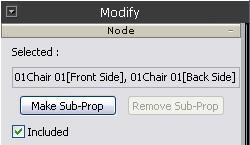 Optionally edit the pivot of the sub-root node.