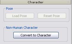 3. Click the Convert to Character button in the Character section. 4.