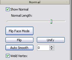 2. Click the Flip Face Mode