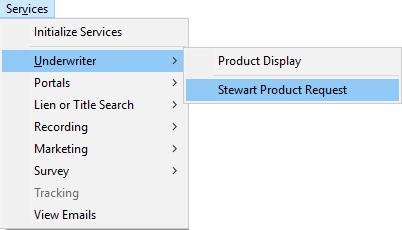 Stewart Product Request Stewart Product Request enables you to request and receive Closing Protection Letters (CPL) and title insurance policy jackets from Stewart Title Guaranty Company s web based