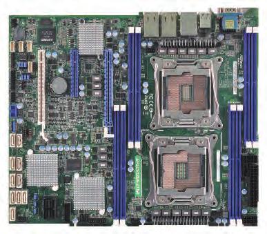 High Performance Server Board in Compact Size or Tower Server EP2C612D8-2T8R EP2C612D8-8R EP2C612D8 2 x PCIE 3.0 x 16 1 x PCIE 3.