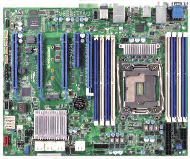Cross Server/Workstation Board with Multiple Function EPC612D8A-TB EPC612D8A EPC612D8 1 x PCIE 3.0 x 8 4 x PCIE 3.