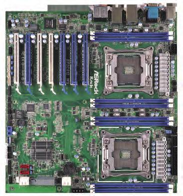 High End Server / Workstation for Professional Graphic Use Grantley Socket 2011-3 EP2C612 WS 7xPCIe3.