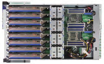 GPU Server 3U8G+ INTEL PHI 1151 NVIDIA TESLA AMD FIREPRO High-density and High Expandable GPU Server for Scale-out HPC Platform, Parallel Computing, Rendering Machine, Visualization, and Big Data