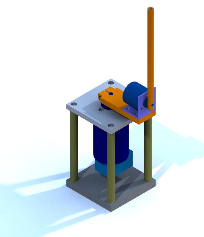 3.2 Rotational pendulum Rotational pendulum is the variation on clasic inverted pendulum which is well-known as educational and scientifical platform for the testing of control algorithms.