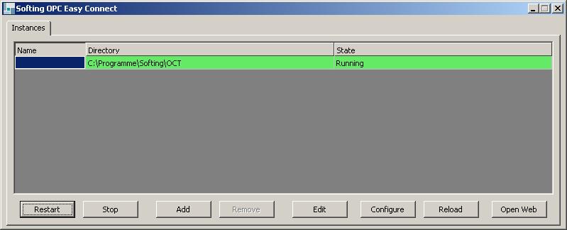 3.) Now we configure the Tunnel Client on PC1 with the item prefix PC1_TC. Go on PC1 and execute a double click on the system tray icon of the OPC Easy Connect.