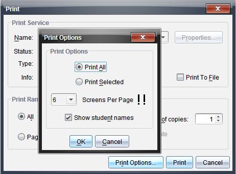 A-28 Tip Sheet: Class Capture Printing Screen Captures Class screen captures can