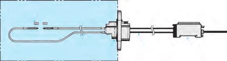Applications (Configuration Example) Lens Unit E39-F1V Vacuum chamber Vacuum side Atmospheric-pressure side Fiber Unit on vacuum side (set of 2) E32-T51V E32-T54V E32-T84SV Flange E32-VF4 (4ch)