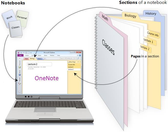 2 Go Paperless by using OneNote 2013 Understanding the basics of OneNote 2013 You can use OneNote the same way that you use a paper notepad on your desk.
