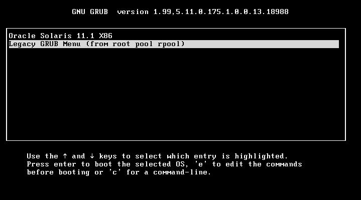 How to Upgrade Your GRUB Legacy System to a Release That Supports GRUB 2 $ pkg update pkg Running this command updates any packages with names that match *pkg, which is the package that contains the