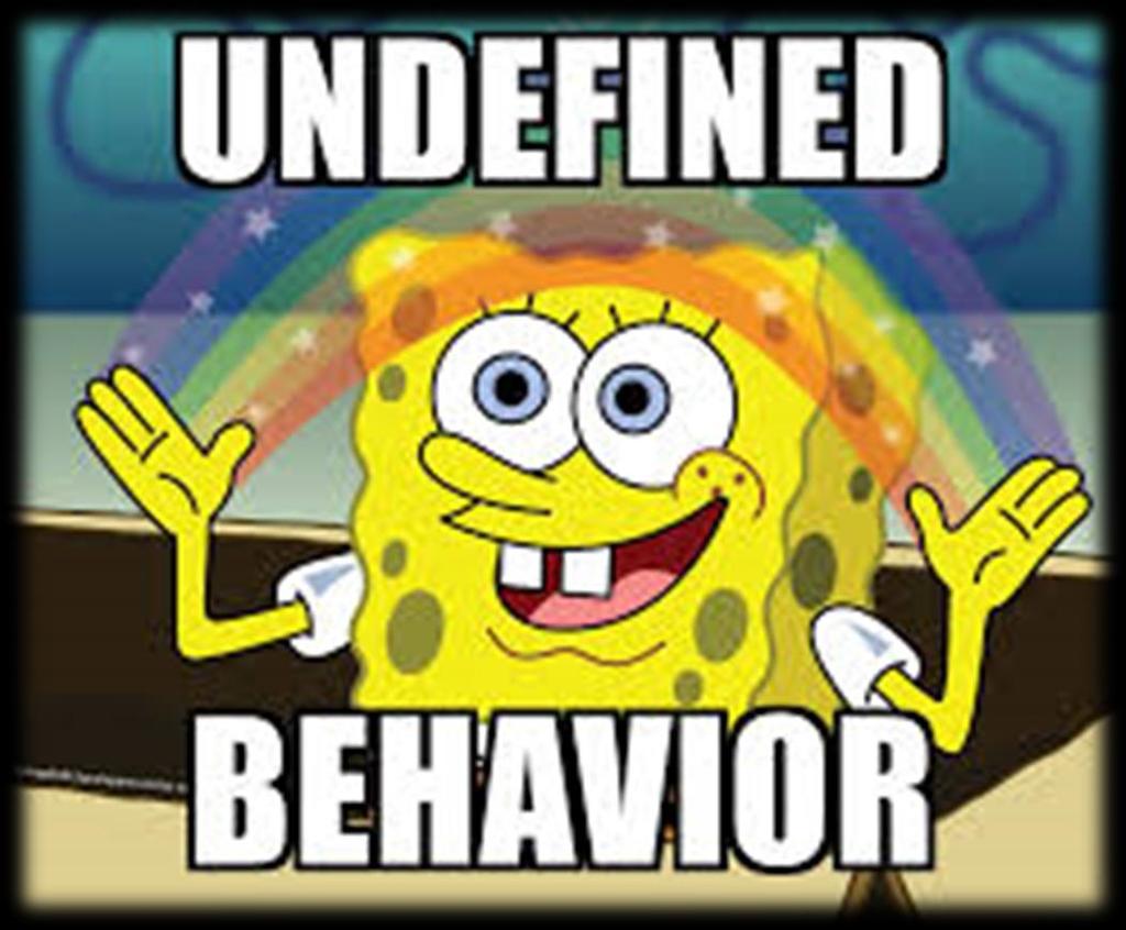 About Undefined Behavior Caution this talk may leads to nightmares Undefined