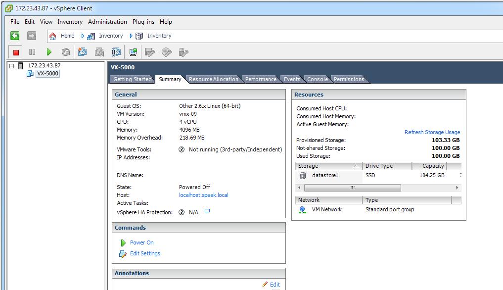 7 Verify that the bypass feature is enabled a Log into the vsphere client b Select the Silver Peak virtual