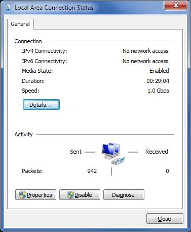 2 Set the IP address of Personal computer to 192.168.209.1. *The IP address can be changed in the following way.