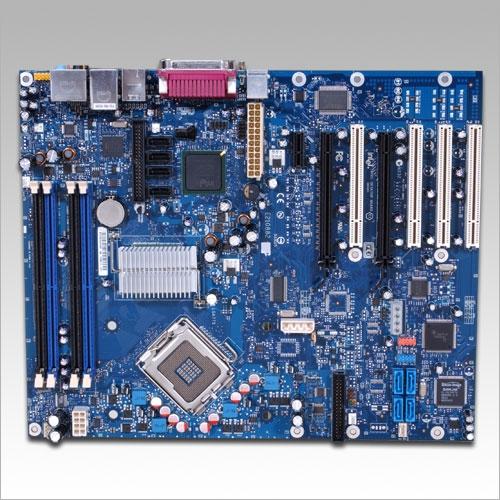 Socket 775 A BTX motherboard with an LGA 775 Land socket that supports