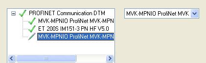 8-2: Device not in import IP settings Difference Icon Effect on import The IP settings of this device in the project are different from those in the PROFINET configuration.