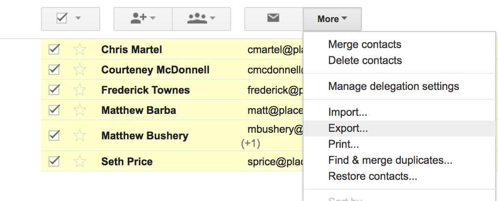 How To Export Contacts in Gmail 1.