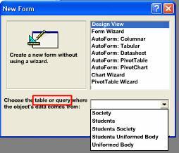 LESSON 2 DATABASE OBJECT-FORM DEFINE THE FORM AS ONE OF THE DATABASE OBJECTS A Form is