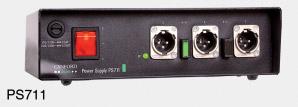 Over-temperature detection circuitry monitors the entire power supply. The Master Station Extender unit can be operated world-wide without the need to change power supply settings.