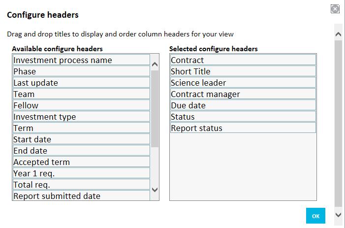 Applying Filters To apply a filter: 1. Click the iicon next to column header. 2. Select one or more categories of interest. 3. Click the Apply Filter button. To reset all filters: 1.