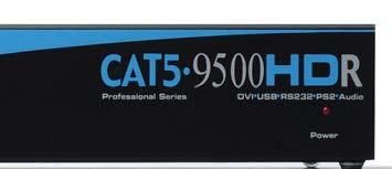 on CAT5 9500HDR FRONT PANEL DESCRIPTIONS Front Panel Function