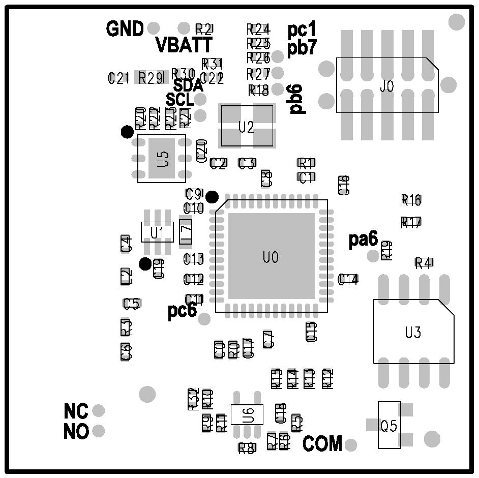 Overview 4.3 ZigBee Contact Sensor Reference Design This reference design contains many features for the evaluation of a contact sensor, including: Table 4.2.