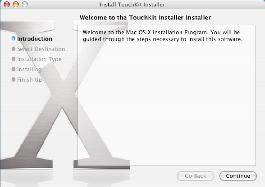 Extract the TouchKit_iMacX.zip file.