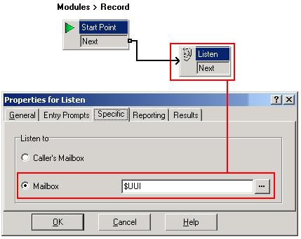 7.4.4.2 Customizing Manual Recording Normally recording is performed by the server as a default task. However, a module named Record can be used to customize the operation of auto-recording.