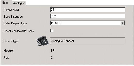 9.5.6 Configuring an Analog Extension Number for Fax Use If the PC that is being used as the fax server uses an analog fax card, it must be connected to an IP Office analog extension (POT) port.