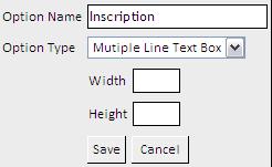When you have finished adding choices, click the Save button below the choices to save the changes you made to the option.