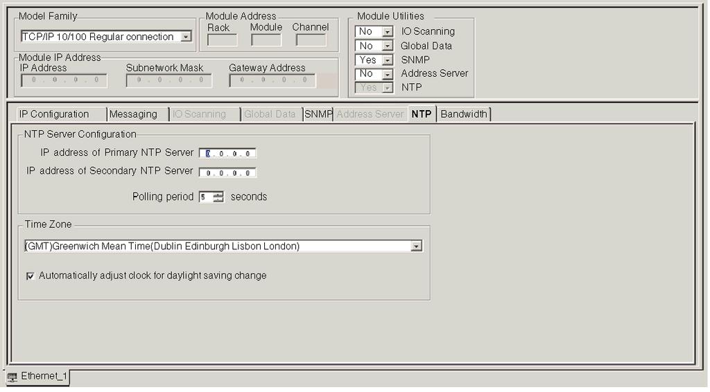 Using the NTP Time Service Configuring the NTP Time Service Configuring the NTP Time Service Configure or change the following parameters on the NTP Configuration page.