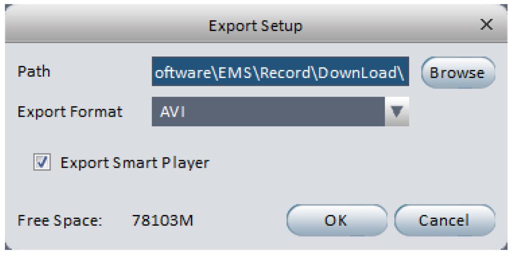 In Figure 4-12 (Device record interface), select periods on the time line and then click to export records.