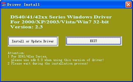 Figure 3.7Install Card Driver Install WinPcap Follow the installation prompt to complete the installation of WinPcap.