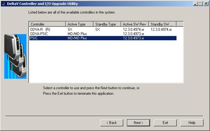 3. The above dialog will appear, listing all the available Controllers in your network.