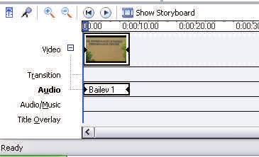 Adjus ng the Sound for a Video Clip on the Timeline The following explains how to adjust the sound for a video clip on the timeline: Mu ng the Sound To mute the sound for a video clip, follow the