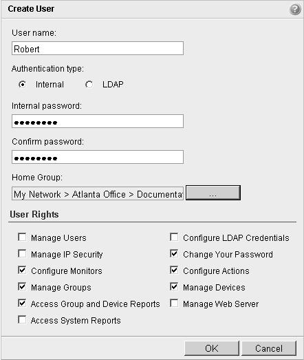 User permissions are configured for those users, limiting what operations they can perform throught the Web interface.
