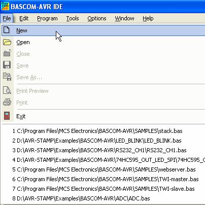 Example with BASCOM-AVR An Example with BASCOM-AVR We use Program BASCOM-AVR for writing BASIC Language Program. MCS Electronics Co., Ltd.