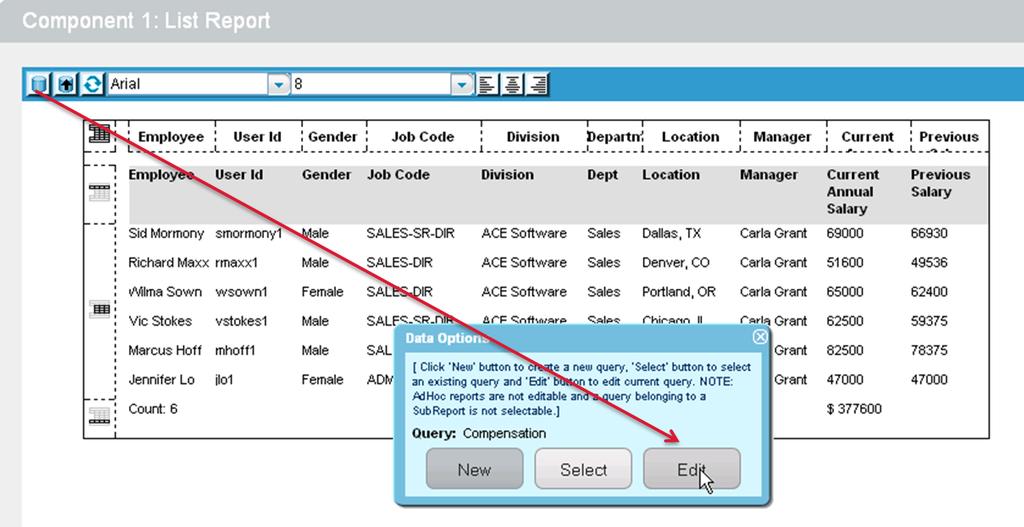 Edit Existing List Report 28 2014 SAP SE or an SAP