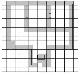 Metric Planning: CSpace Representations - Regular (Occupancy) Grid World divided into regular rectangular cells If any part of cell occupied, entire cell is considered occupied Consider center of