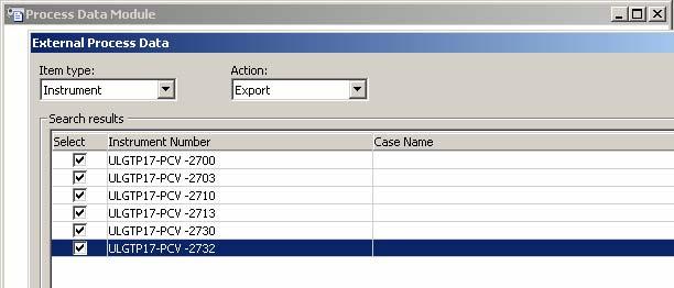 SPI Side of Process Data Editor Use of the Process Data Editor starts within SPI All Process Data that need to be edited in the Process Data Editor needs to