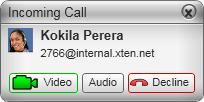 For information on setting call alert preferences, see page 68. Click. If you are on another call, that first call is automatically put on hold. You are now talking to the new caller.